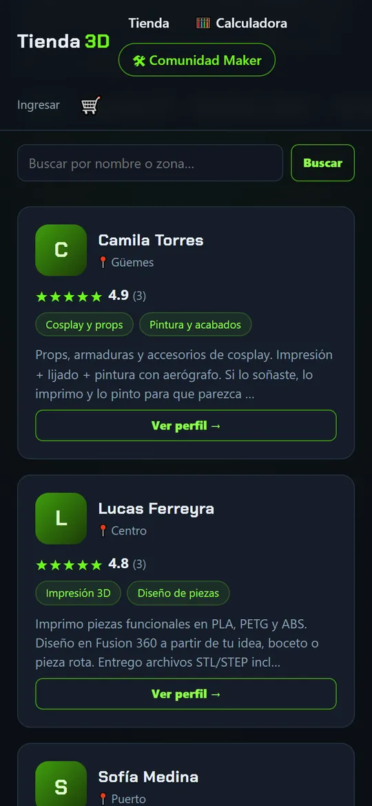 Comunidad Maker en el celular